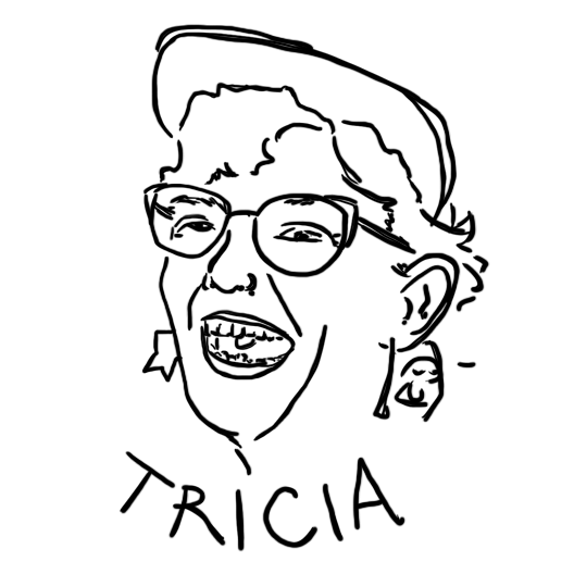 Drawing of Tricia