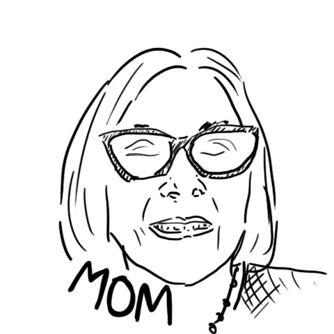 Drawing of my mom